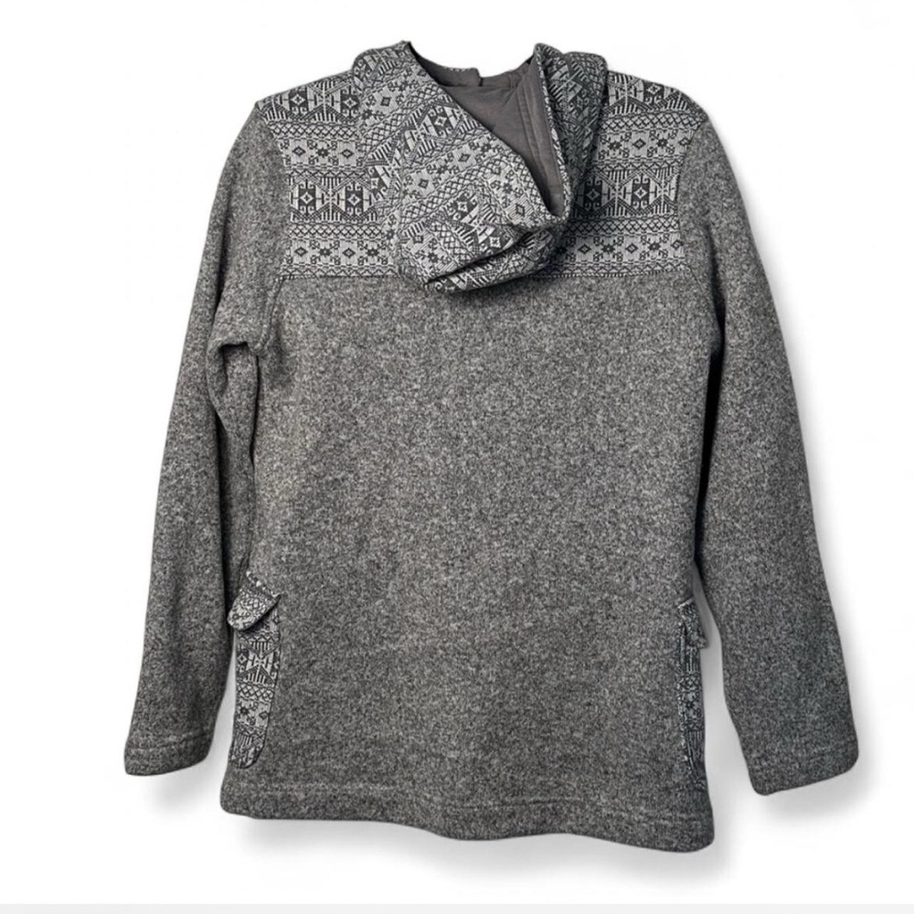 Patagonia Womens jacket Gray‎ Better Sweater Icelandic Coat fleece Toggle M - Picture 4 of 10